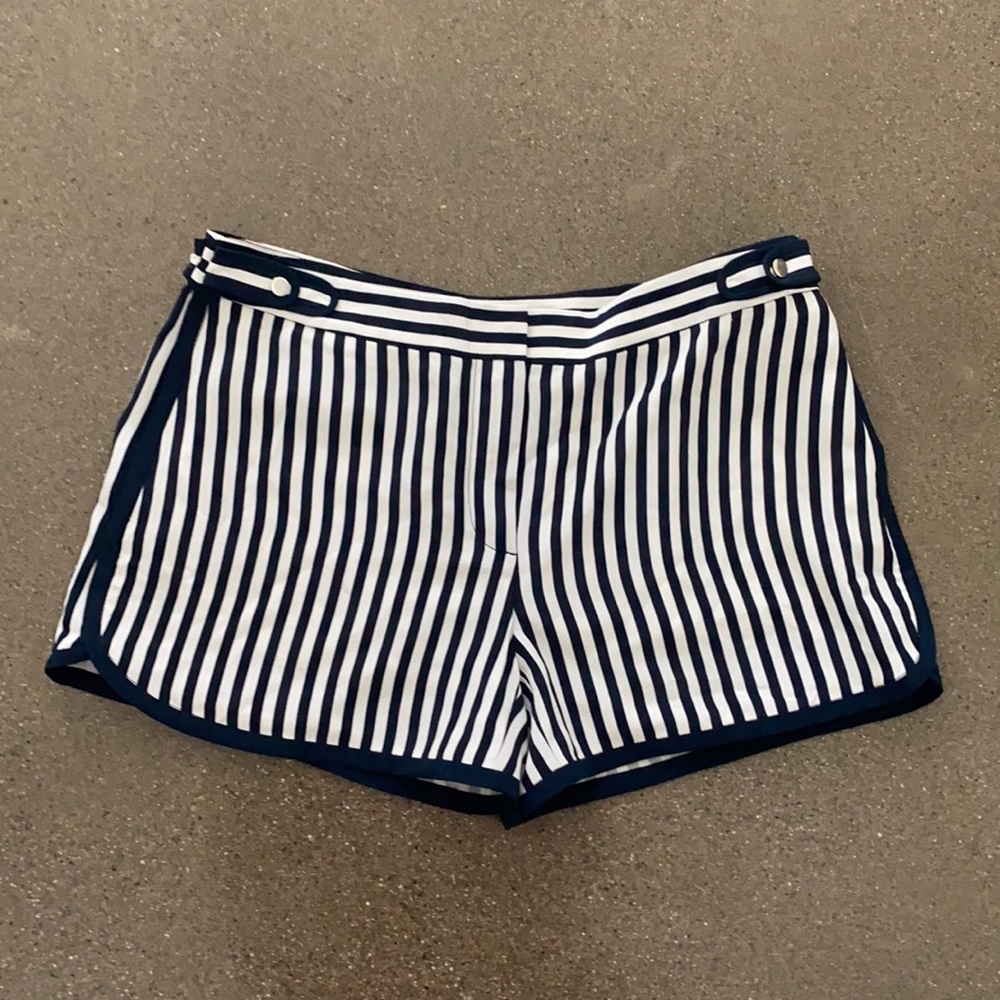 BNWT Diane Von Furstenberg Striped Sailor Shorts